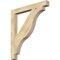 Ekena Millwork Funston Block Rough Sawn Bracket, Douglas Fir, 4"W x 38"D x 42"H BKT04X38X42FST05RDF - alternate 1